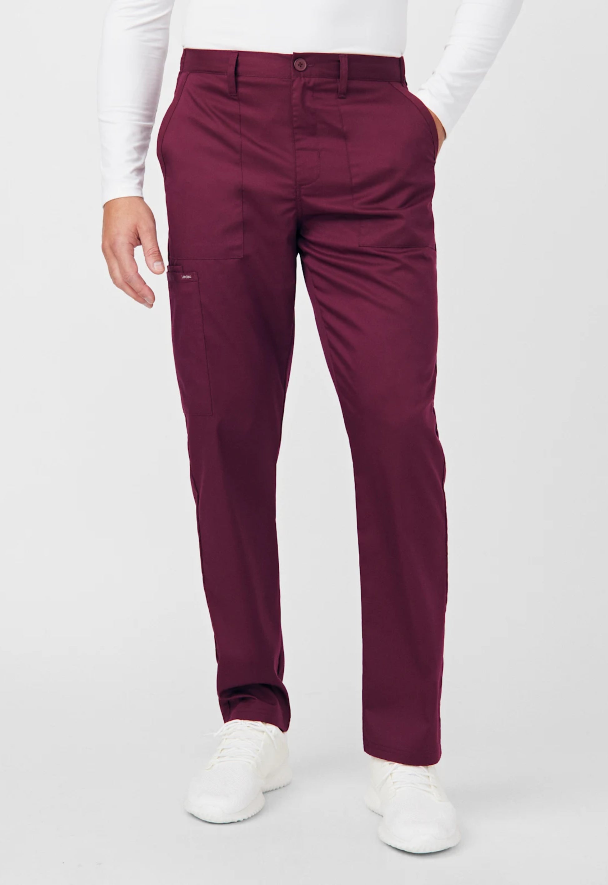 PANTALÓN CLÍNICO HOMBRE PROFLEX LB408 BURDEO
