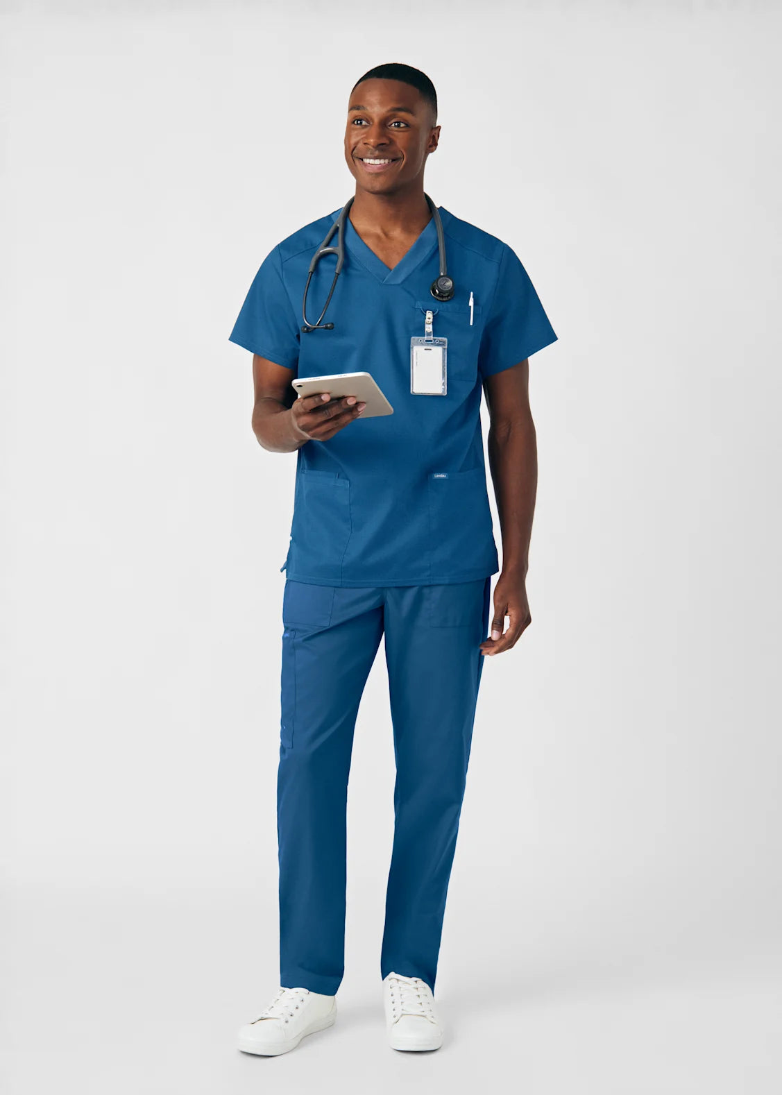 PANTALÓN CLÍNICO HOMBRE PROFLEX LB408 CARIBBEAN BLUE