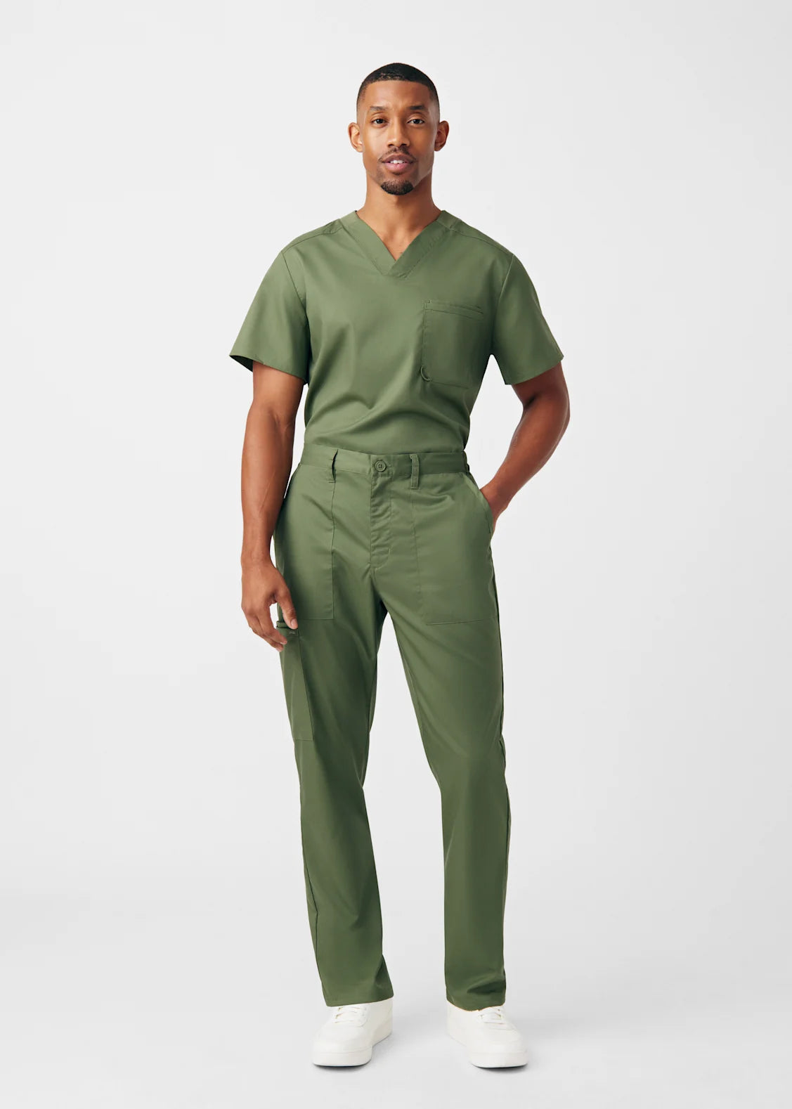 PANTALÓN CLÍNICO HOMBRE PROFLEX LB408 OLIVO