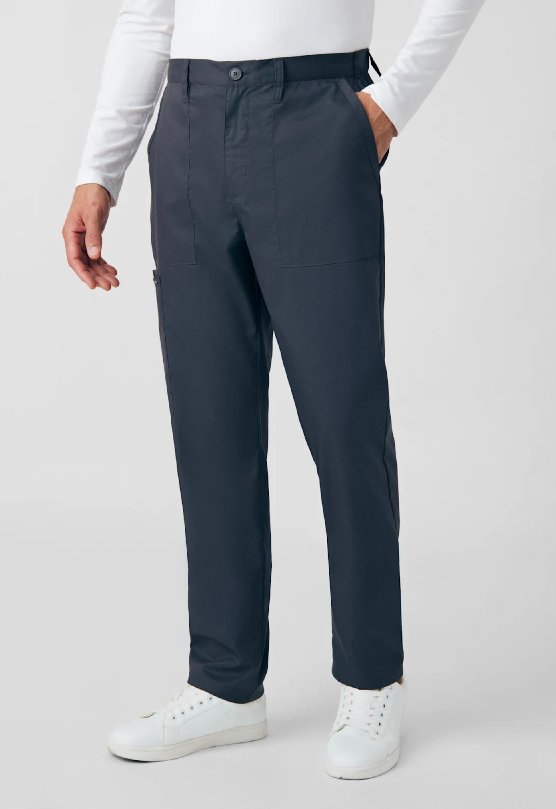 PANTALÓN CLÍNICO HOMBRE PROFLEX LB408 PLOMO