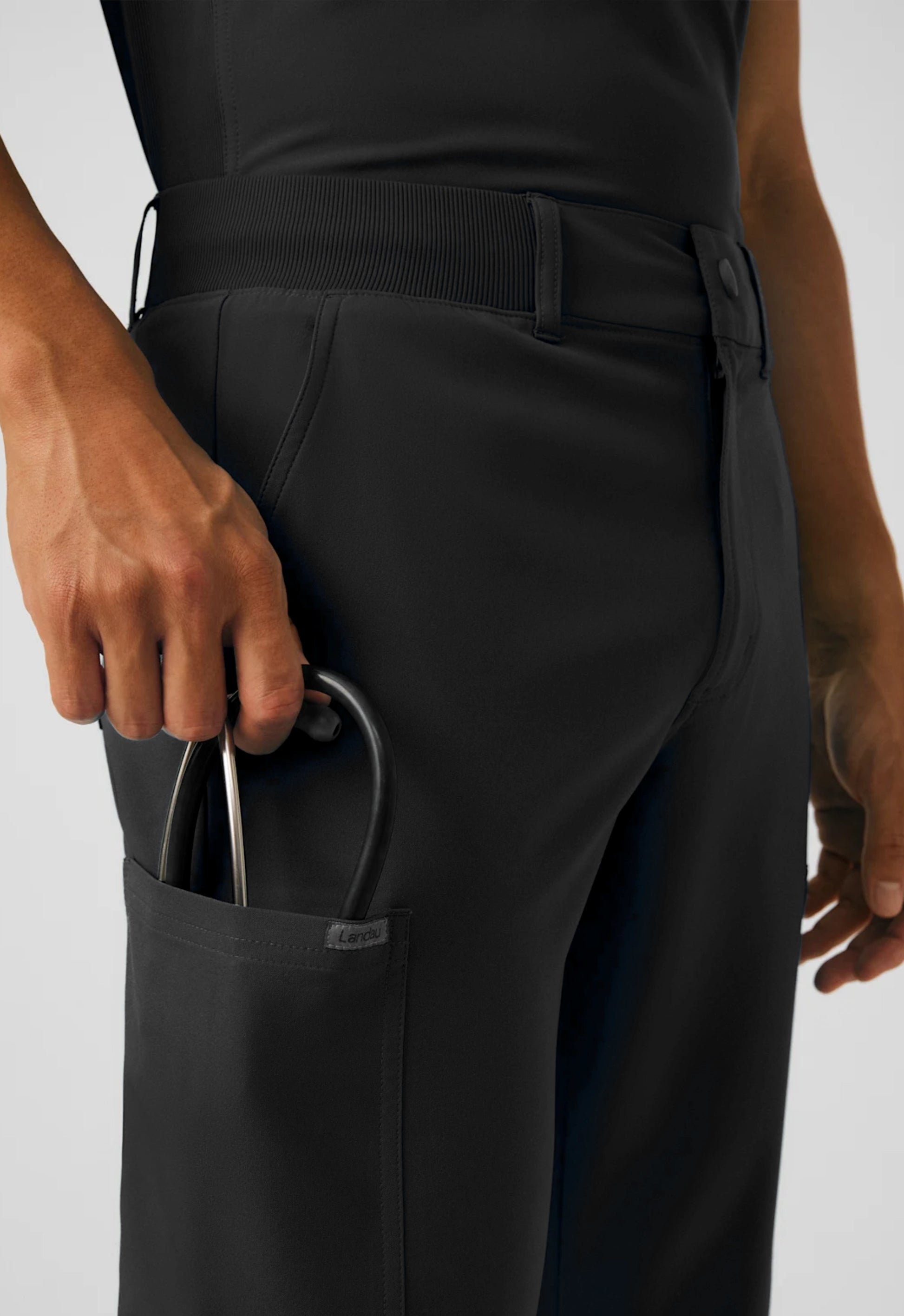 Pantalón Clínico Hombre Forward LB410 Negro