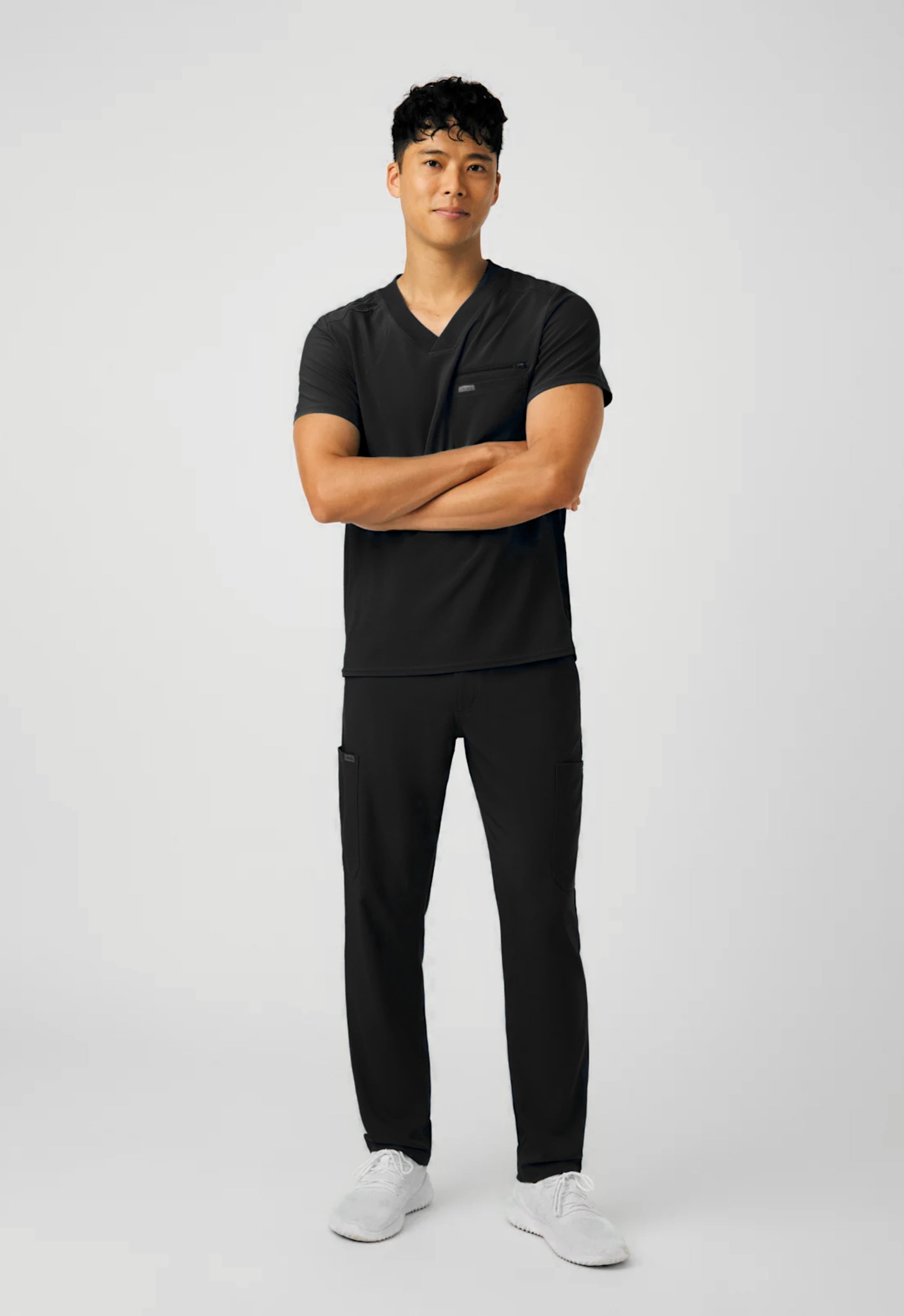 Pantalón Clínico Hombre Forward LB410 Negro