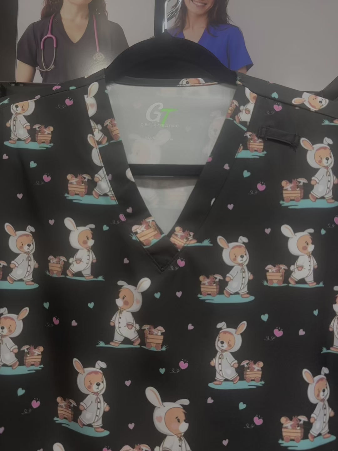 Polera Clínica Estampada Mujer GT 2016