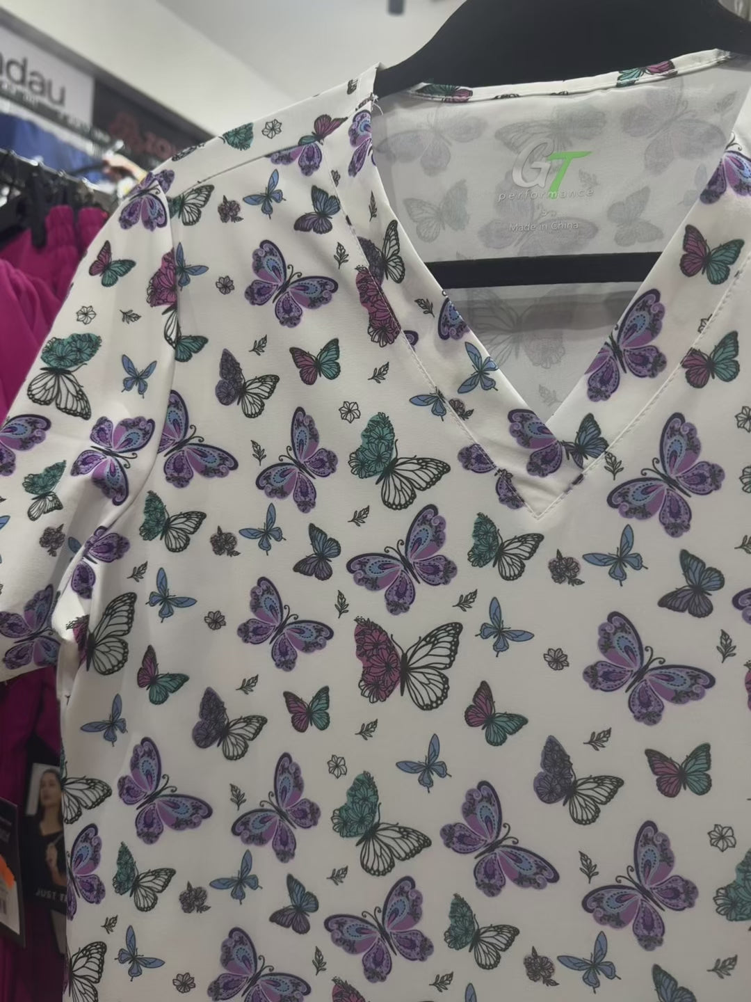 Polera Clínica Estampada Mujer GT 1968