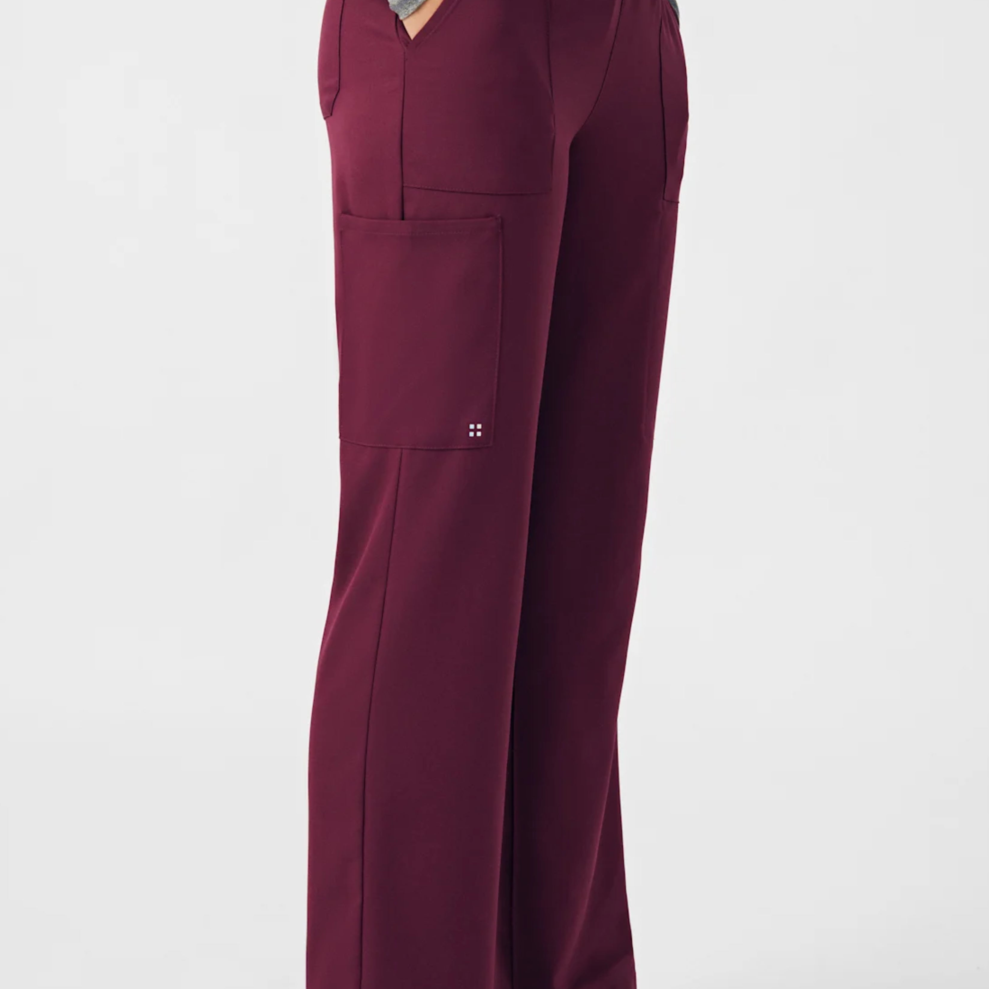 Pantalón Clínico Mujer Vibe WB421 Burdeo