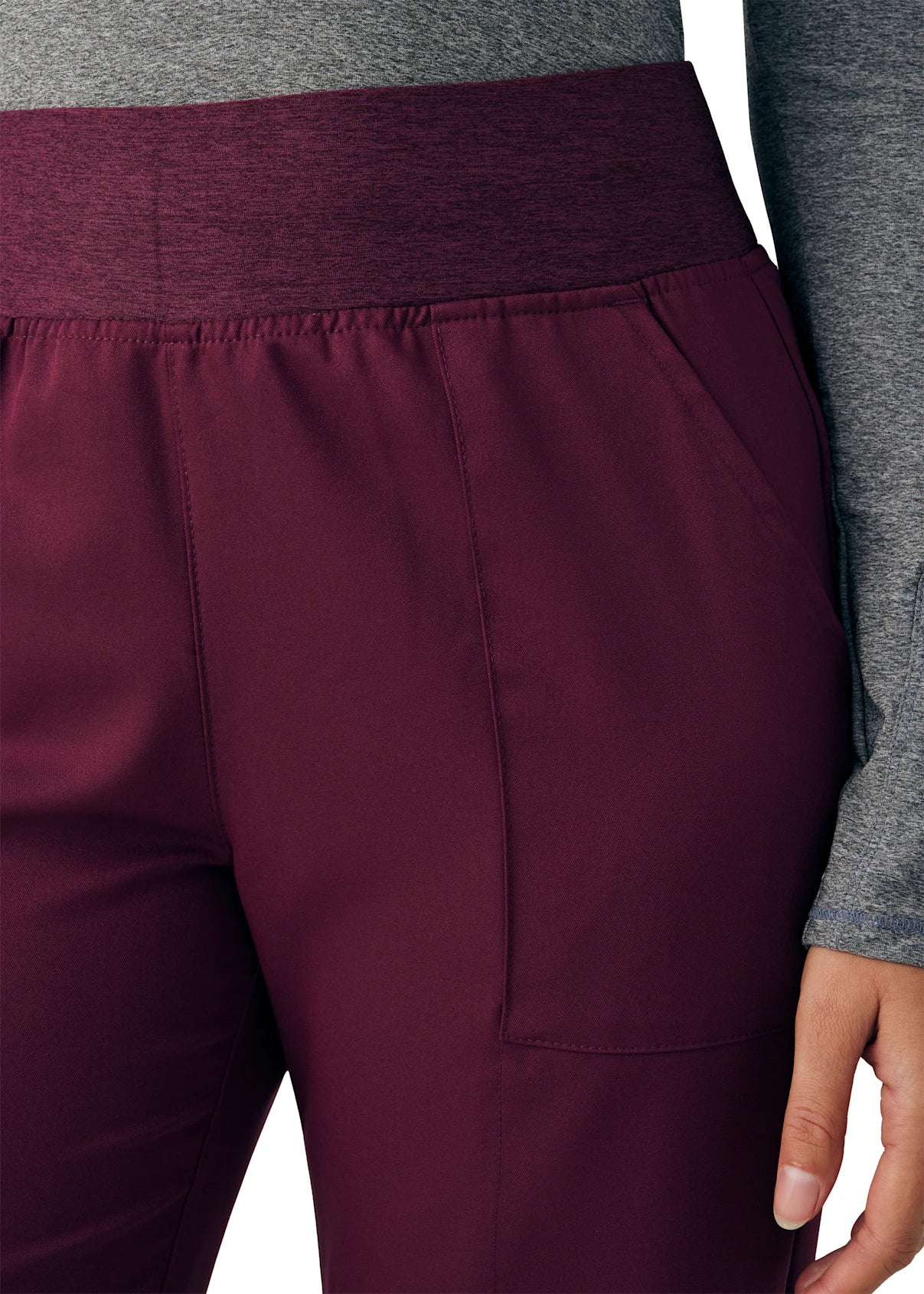 Pantalón Clínico Mujer Vibe WB421 Burdeo