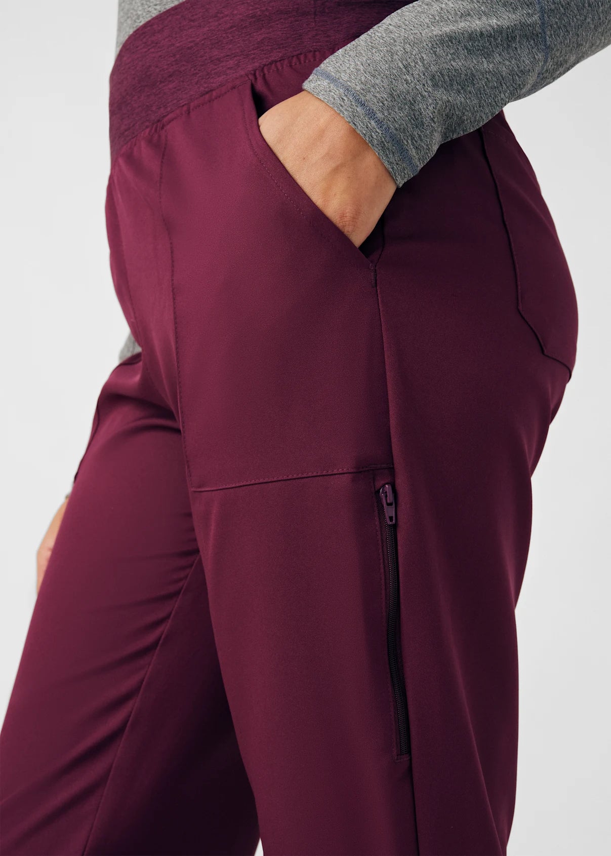 Pantalón Clínico Mujer Vibe WB421 Burdeo