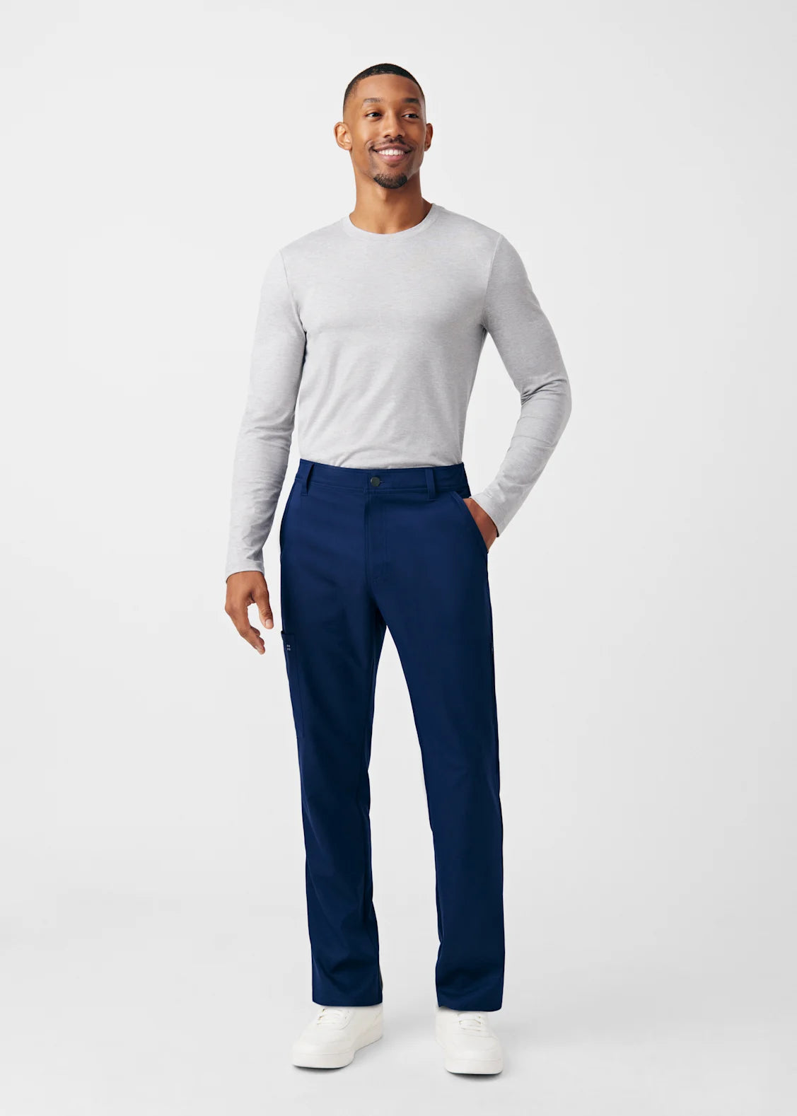 Pantalón Clínico Hombre VIBE WB446 Azul Marino