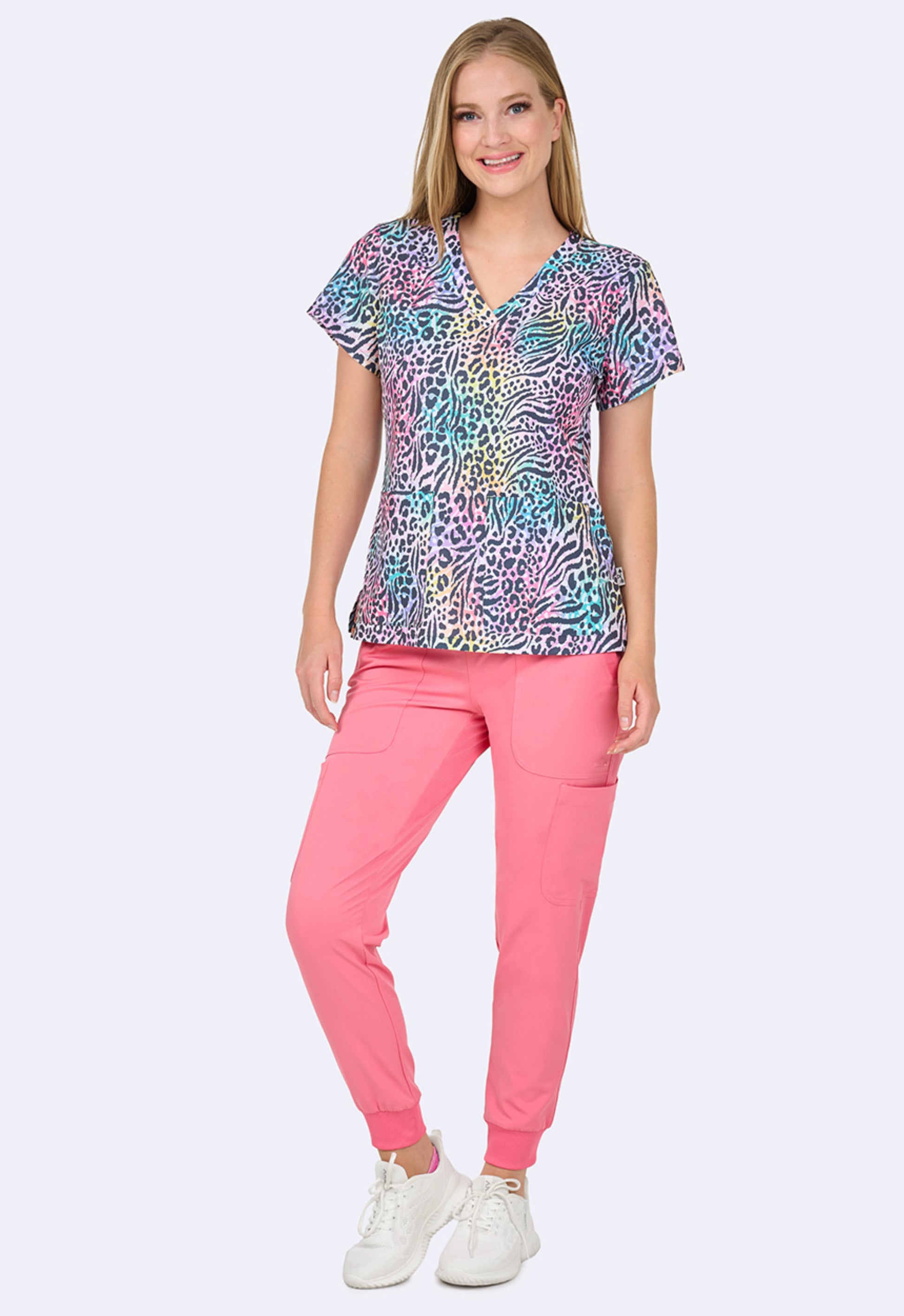 Polera Clínica Estampada Mujer 1054 WDST