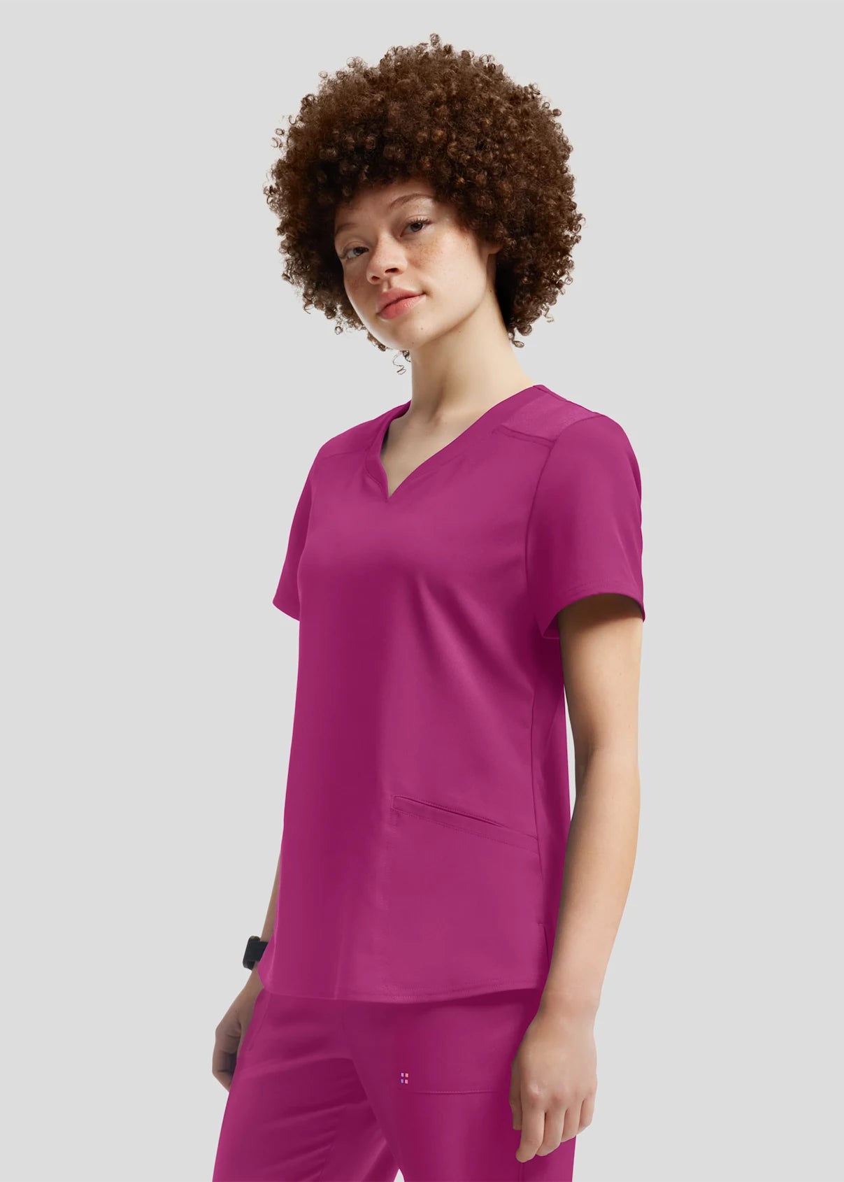 Polera Clínica Mujer Vibe WT121 Purpura Eléctrico