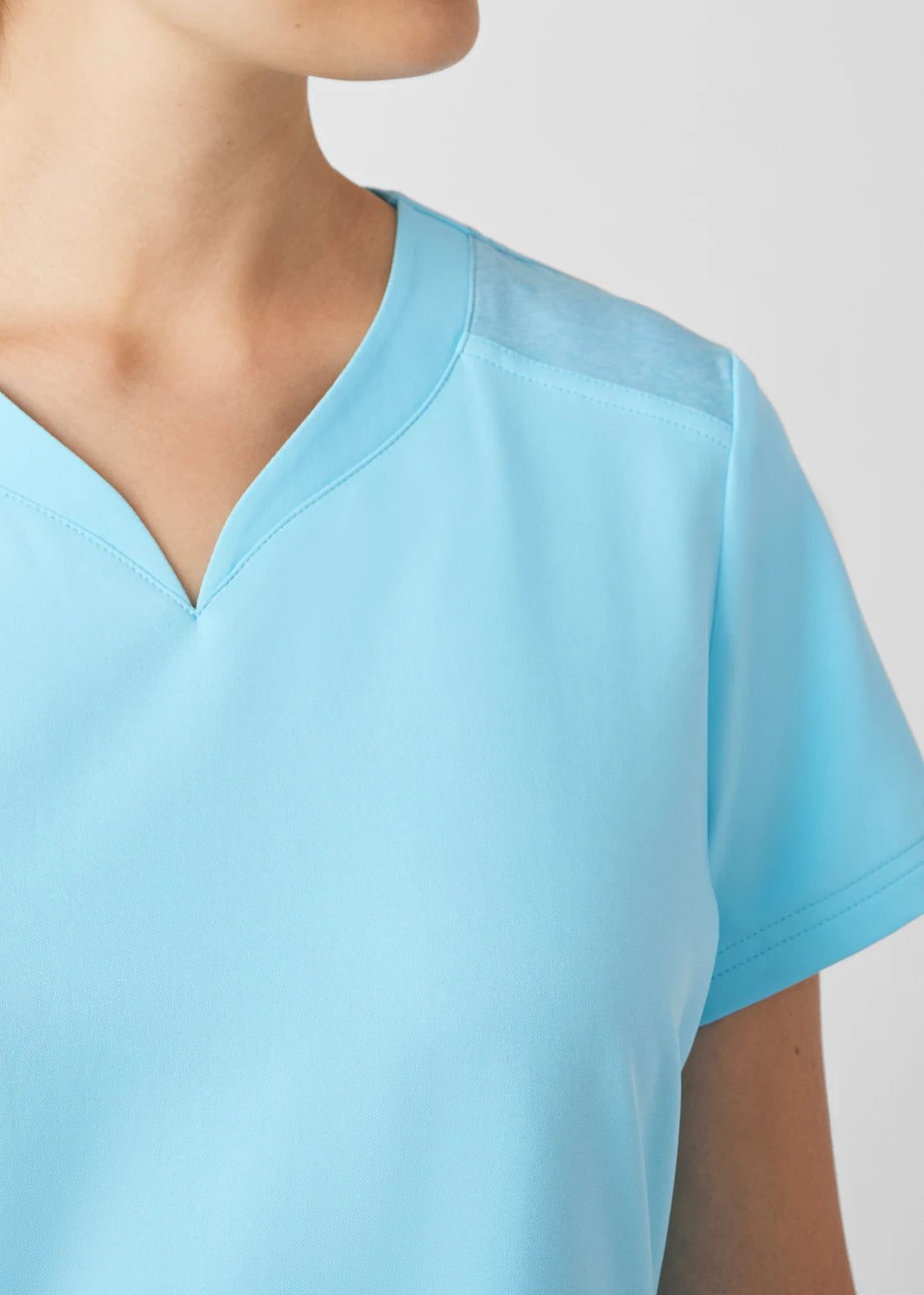 Polera Clínica Mujer Vibe WT121 Island Blue