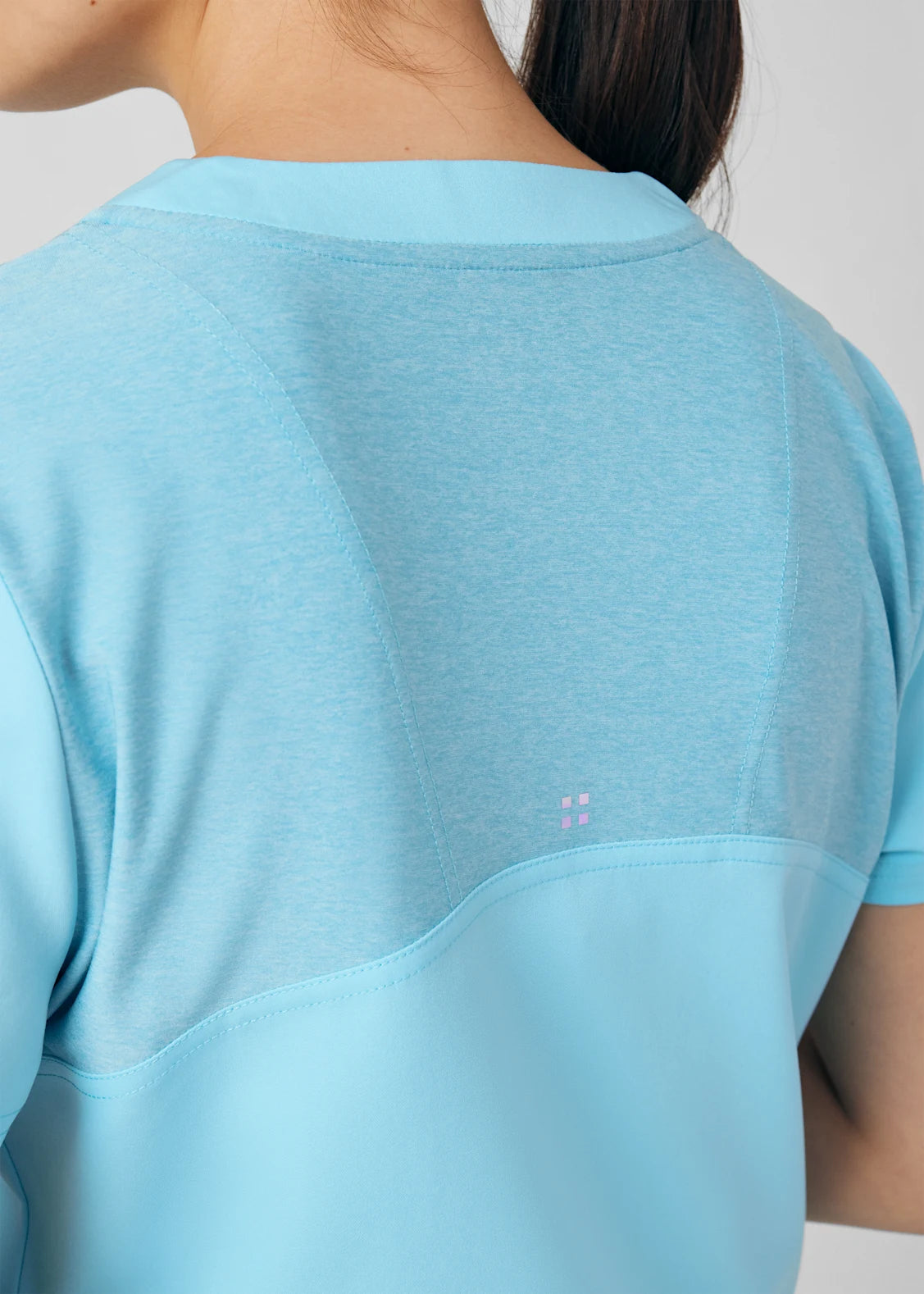 Polera Clínica Mujer Vibe WT121 Island Blue