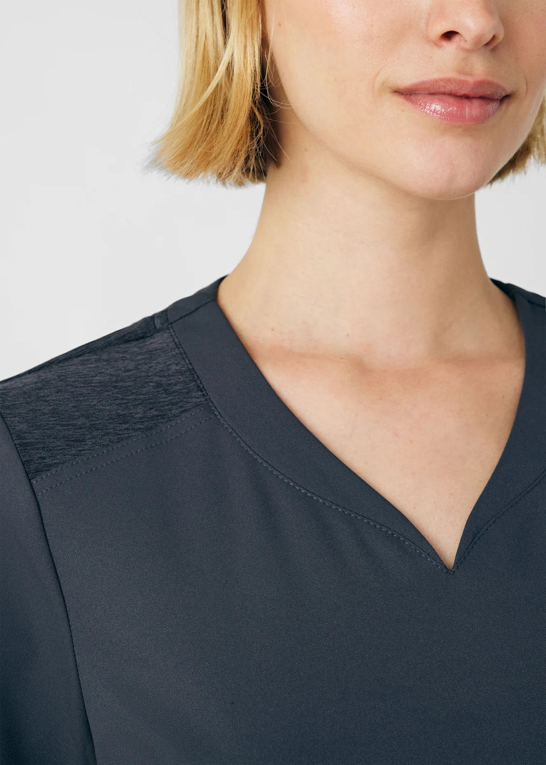 Polera Clínica Mujer Vibe WT121 Plomo